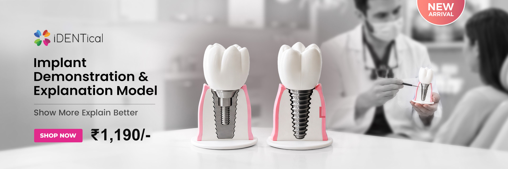 iDENTical Implant Demonstration & Explanation Model